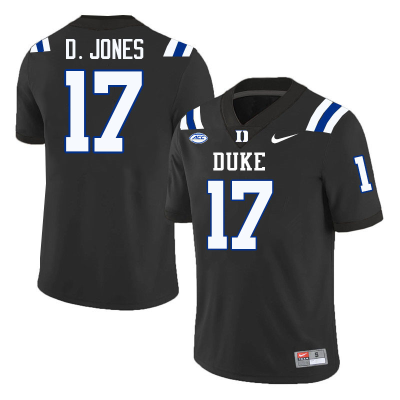 Daniel Jones Duke Jersey,Duke Blue Devils #17 Daniel Jones Jersey Youth College-Black